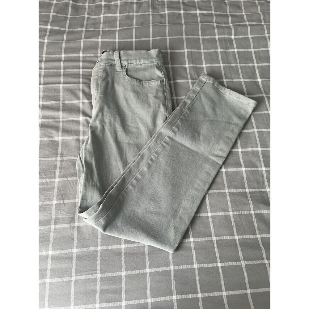 Gloria Vanderbilt Amanda‎ Womens 8P Average Grey Cotton Blend High Skinny Jeans